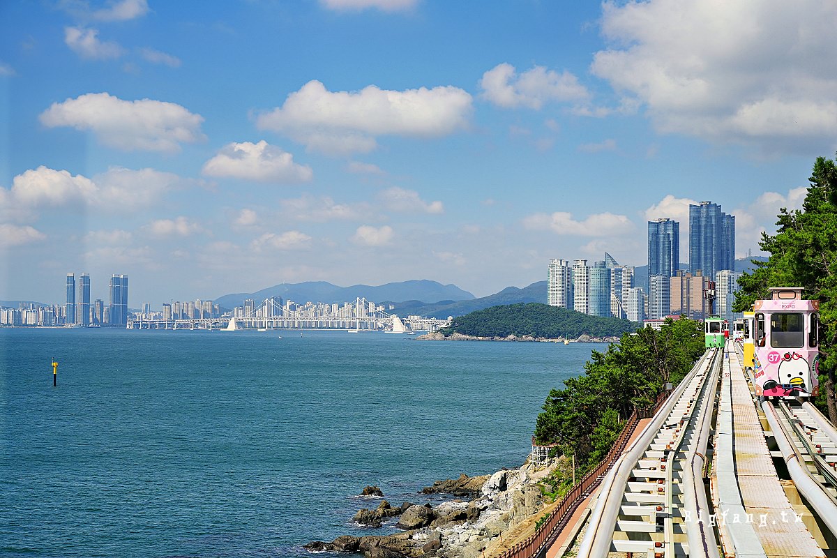 釜山 海雲台天空膠囊列車