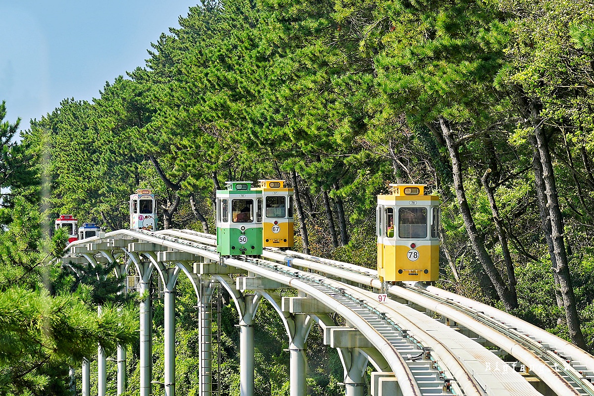 釜山 海雲台天空膠囊列車