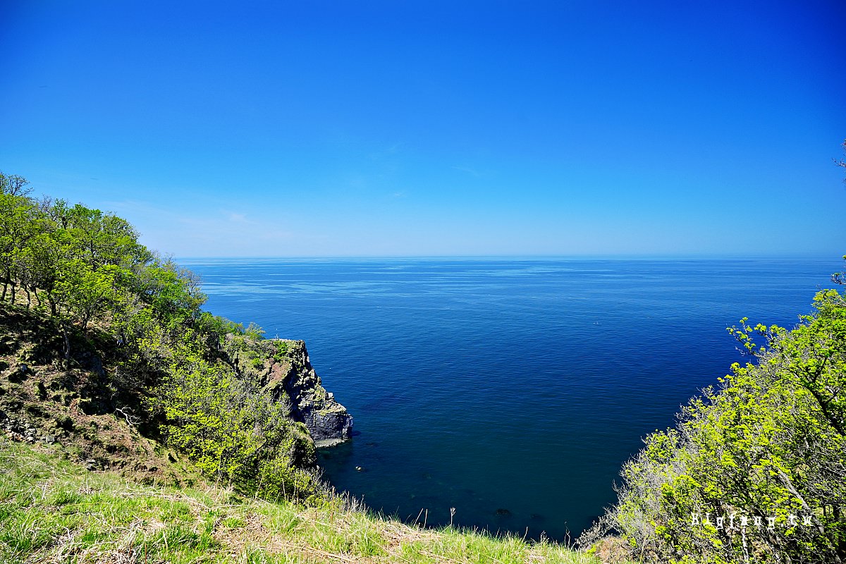 北海道知床半島 知床自然中心 乙女之淚瀑布步道