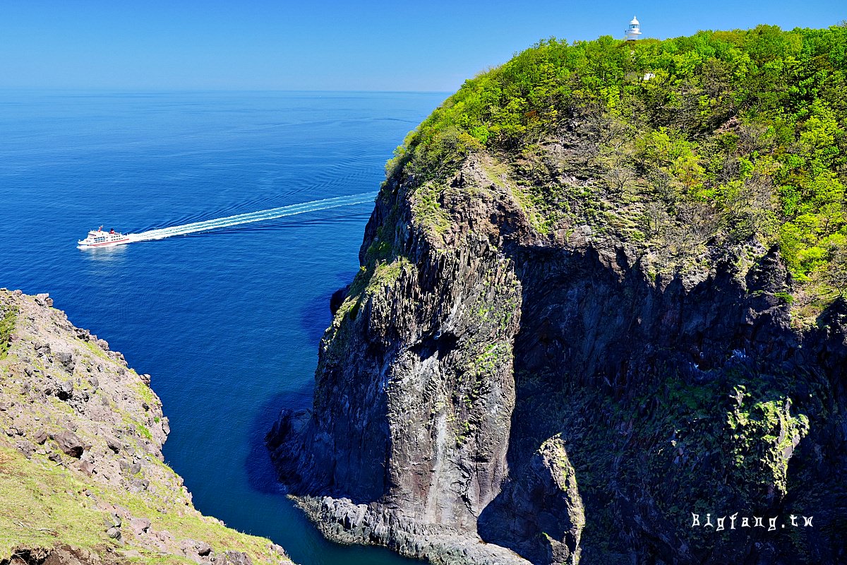 北海道知床半島 知床自然中心 乙女之淚瀑布步道