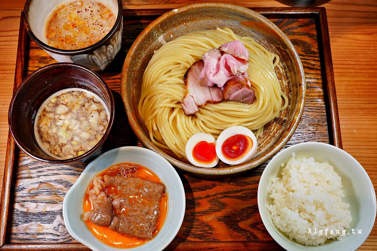 上野拉麵推薦 Aidaya Ueno 沾麵+黑毛牛沙朗飯