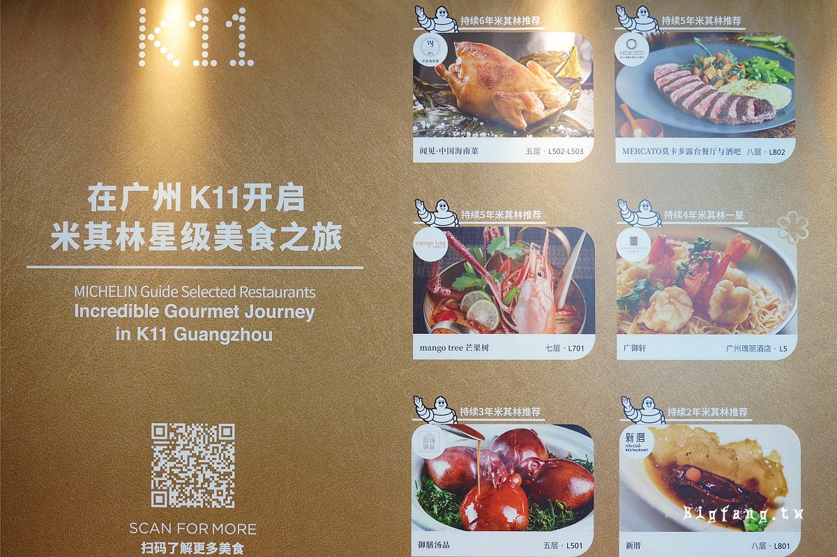 廣州瑰麗酒店 K11 Art Mall Guangzhou 米其林美食