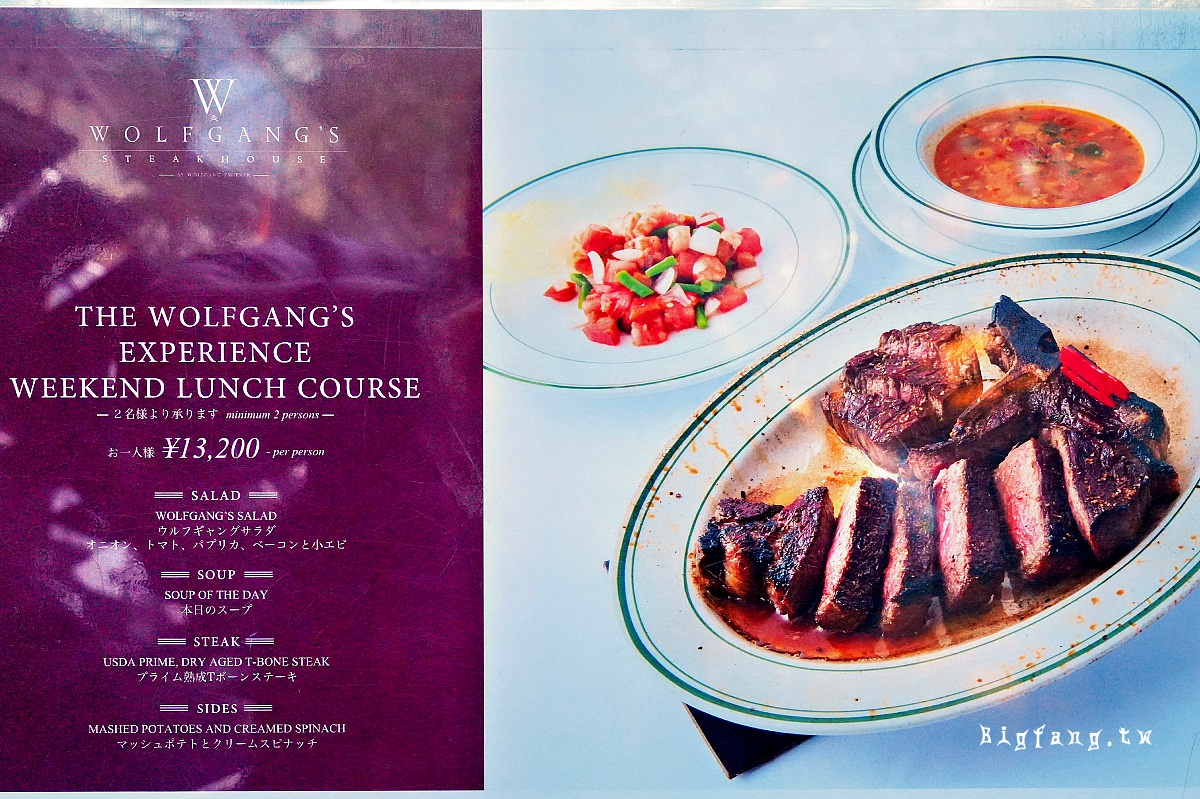 Wolfgang's Steakhouse 丸之內 頂級東京牛排 平日午間套餐