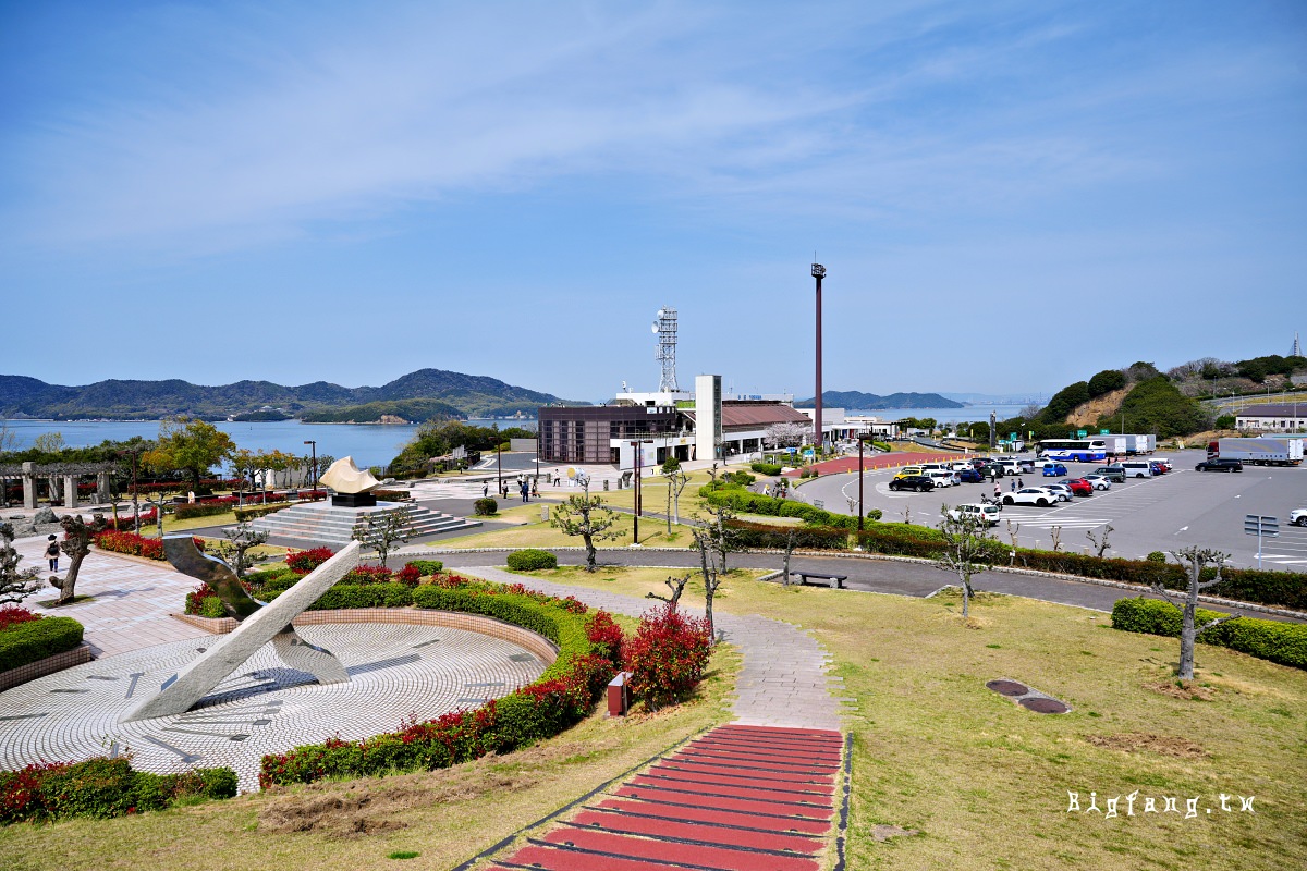 香川縣坂出市 与島PA 休息站 展望台 瀨戶大橋