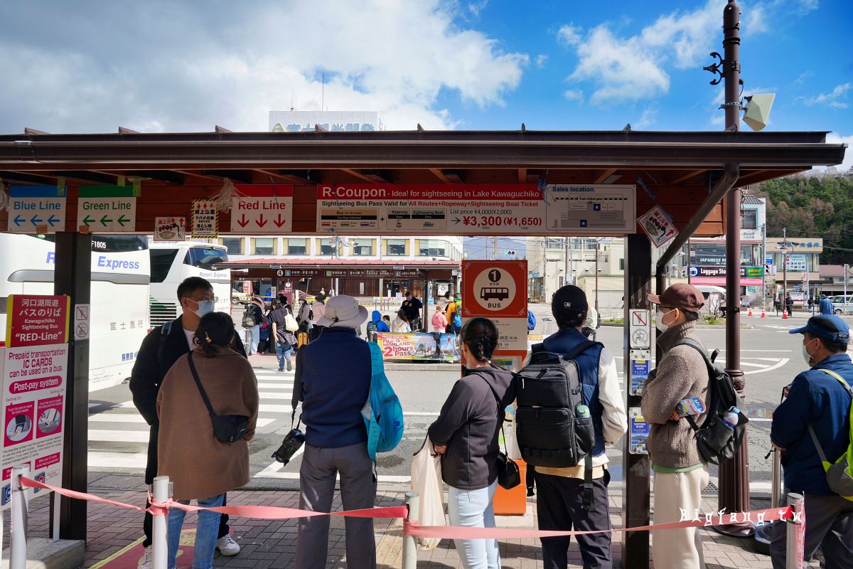 山梨縣富士河口湖町 河口湖車站 巴士交通