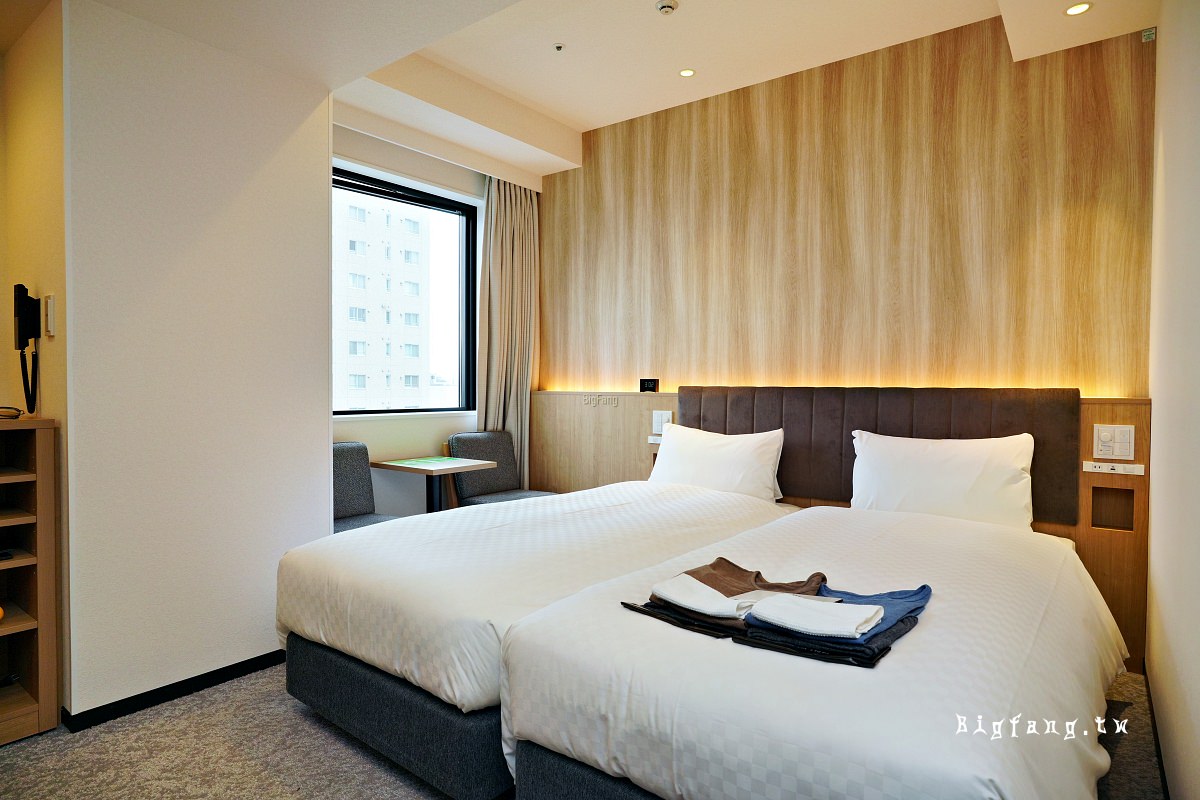 札幌狸小路住宿 VIA INN PRIME 札幌大通飯店 TWIN雙床房