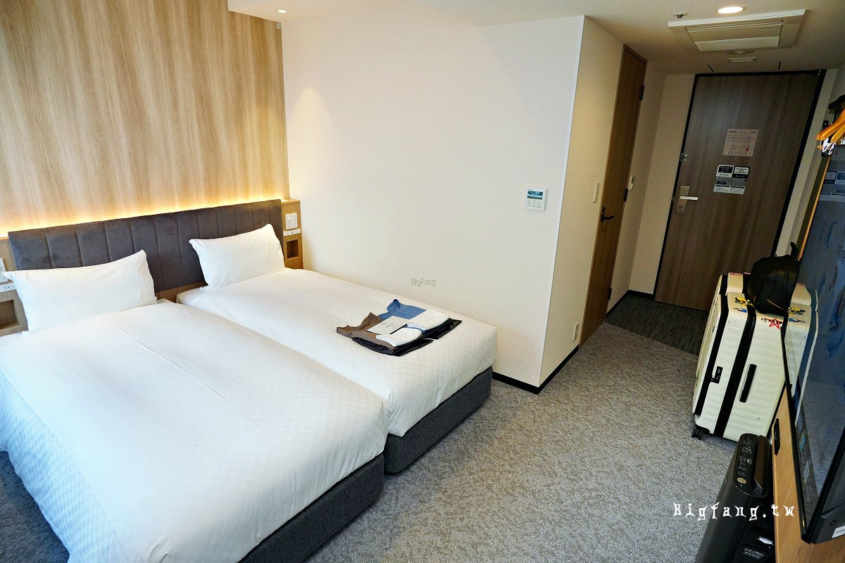 札幌狸小路住宿 VIA INN PRIME 札幌大通飯店 TWIN雙床房