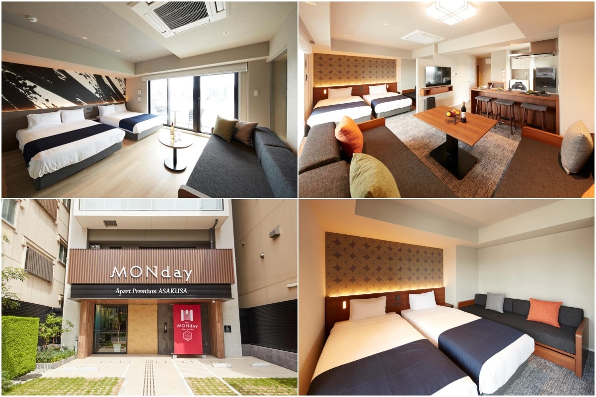 MONday Apart Premium 浅草 (蒙代阿帕特普瑞米厄姆淺草) 東京新開飯店 マンデーアパルトプレミアム 浅草