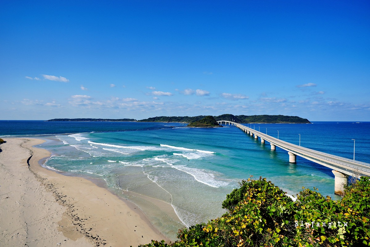 山口縣下關市 角島大橋 展望台