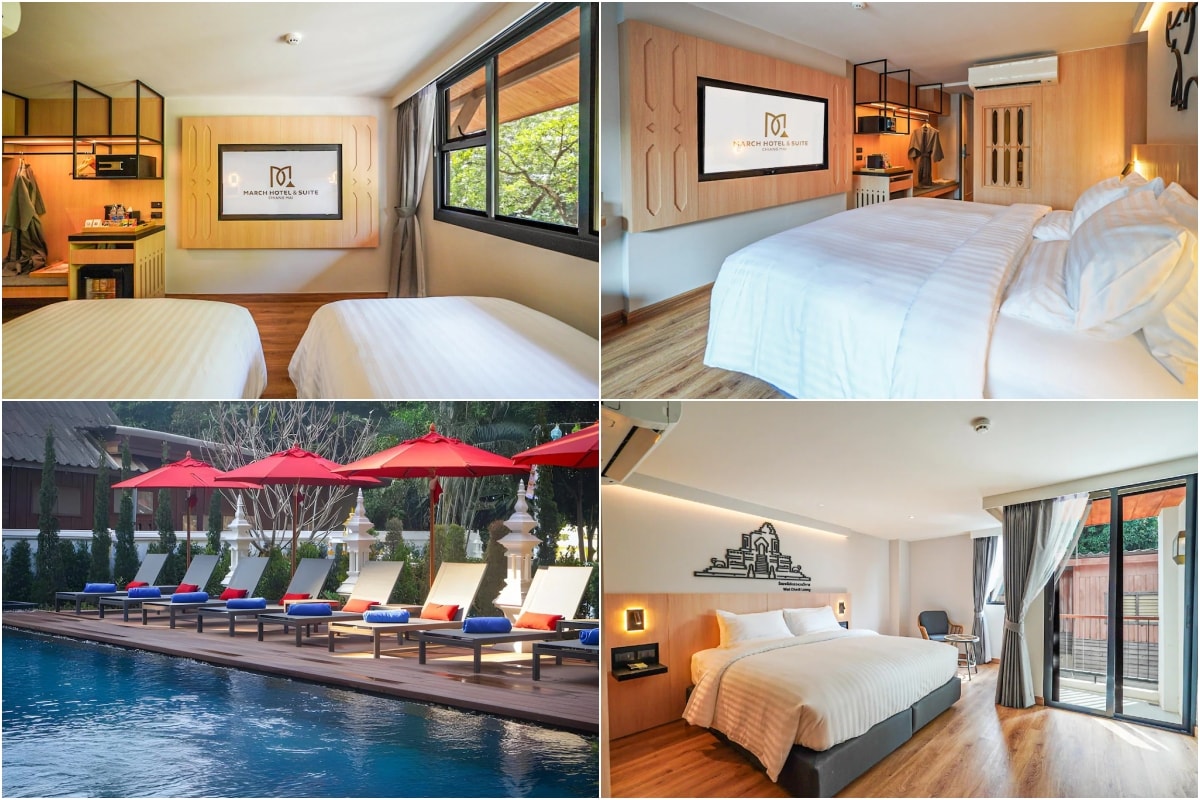 March Hotel & Suite Riverside (三月飯店及套房 - 河畔) 清邁新開飯店